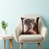 Viktorianisch Vampire Lady Throw Cushion Kissen (Stuhl )