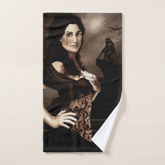 Viktorianisch Vampire Werewolf Badhandtuch Set (Handtuch)