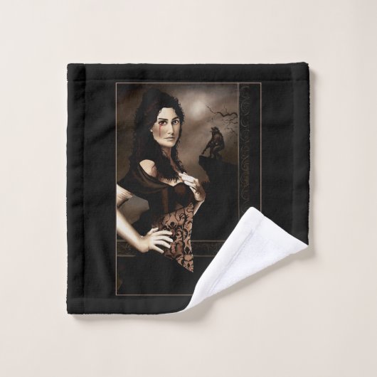 Viktorianisch Vampire Werewolf Badhandtuch Set (Waschlappen)