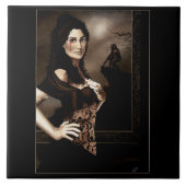 Viktorianisch Vampire Werewolf Fliese (Vorderseite)