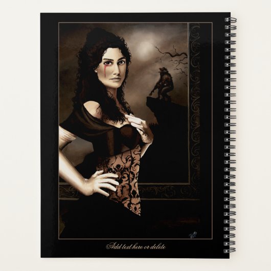 Viktorianisch Vampire Werewolf Planer (Rückseite)