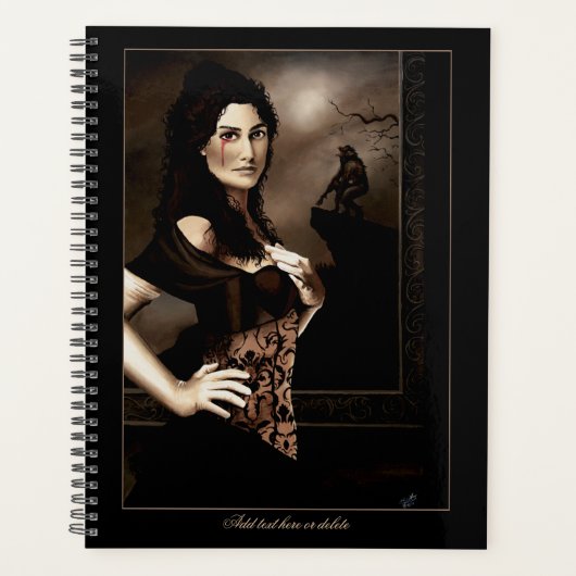 Viktorianisch Vampire Werewolf Planer (Vorderseite)