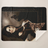 Viktorianisch Vampire Werewolf Sherpadecke (Vorderseite (Horizontal))