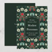 Viktorianisch Venus Flytrap Creative Personalisier Ankündigung (Vorne/Hinten)