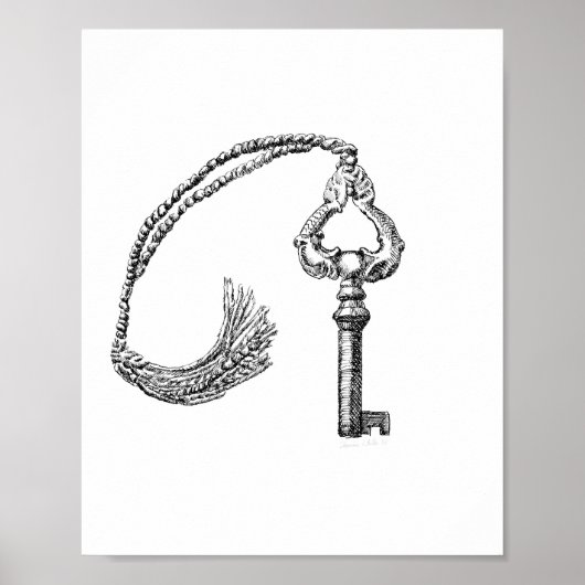 Viktorianisch Victrola Key Poster (Vorne)