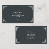 Viktorianisch Visitenkarte (Vorne/Hinten)