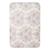 Viktorianisch, weich gelb, weich pink, blumenreich badematte (Vorderseite Vertikal)