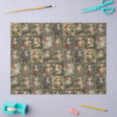 Viktorianisch Weihnachten & Retro Santa Collage Seidenpapier (Basteln)