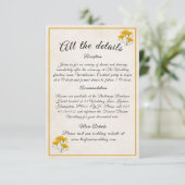 Viktorianisch Wiesengelb - Gehäusekarte Begleitkarte (Stehend Vorderseite)