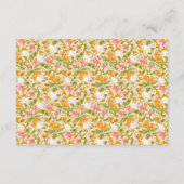 Viktorianisch-Wiesengelbe Prüfkarte Begleitkarte (Rückseite)