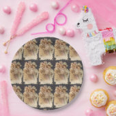 Viktorianisch Women Vintage Weihnachtszeitung Tell Pappteller (Party)