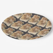 Viktorianisch Women Vintage Weihnachtszeitung Tell Pappteller (Schrägansicht)