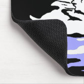 Viktorianisch Woodcut Swans Mousepad (Ecke)