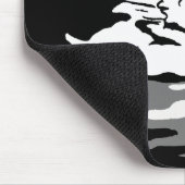 Viktorianisch Woodcut Swans Mousepad (Ecke)