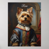 Viktorianisch Yorkshire Terrier in Bekleidung Whim Poster (Vorne)