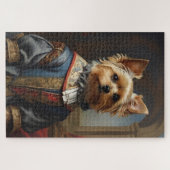 Viktorianisch Yorkshire Terrier in Bekleidung Whim Puzzle (Horizontal)