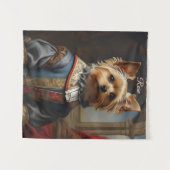 Viktorianisch Yorkshire Terrier in Bekleidung Whim Wandteppich (Vorderseite (Horizontal))