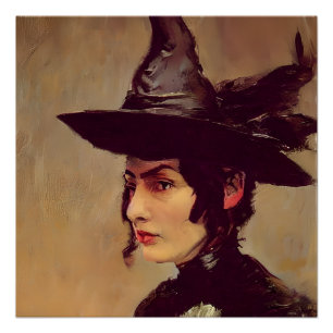 Viktorianisch Young Hexe Poster