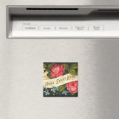 Viktorianisch Zuhause Sweet Zuhause-Rose Magnet (In Situ (Geschirrspüler))