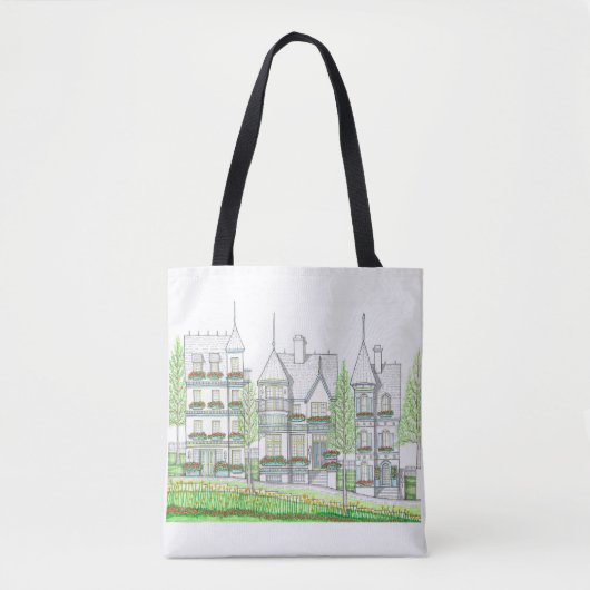 Viktorianisch Zuhause Tote Bag Tasche (Vorderseite)