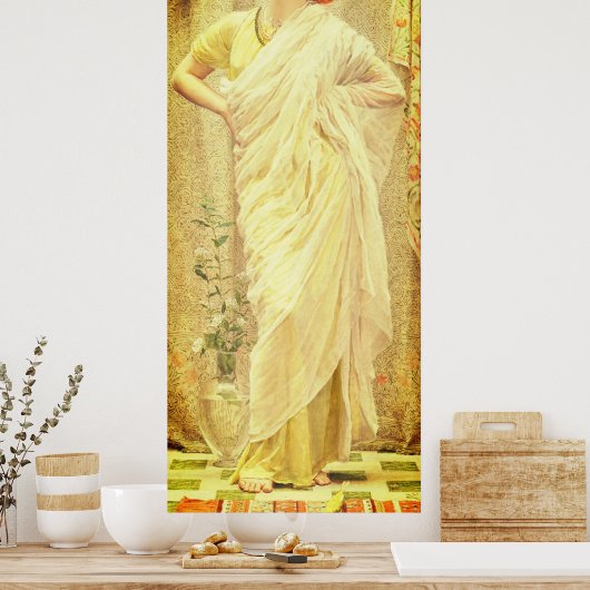 Viktorianische Albert Moore Kanare Renaissance Poster (Küche)