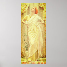 Viktorianische Albert Moore Kanare Renaissance Poster