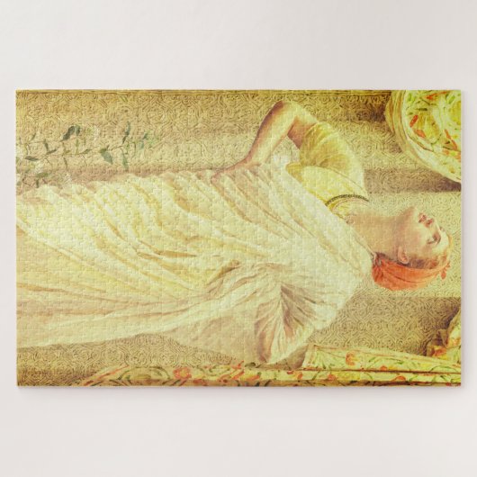 Viktorianische Albert-Moore-Kanarienweibchen Puzzle (Horizontal)