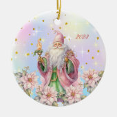 Viktorianische Alte Zeit Weihnachtsmann Ornament (Vorne)