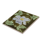 Viktorianische antike Keramik-Fliese der Fliese (Seite)