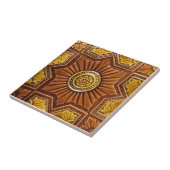 Viktorianische antike Keramik-Fliese der Fliese (Seite)