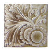 Viktorianische antike Keramik-Fliese der Fliese (Vorderseite)