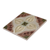 Viktorianische antike Keramik-Fliese der Fliese (Seite)