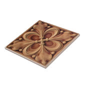 Viktorianische antike Keramik-Fliese der Fliese (Seite)