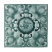 Viktorianische antike Keramik-Fliese der Fliese (Vorderseite)