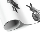 viktorianische antike Kleintiere Geschenkpapier (Rolleneckpunkt)