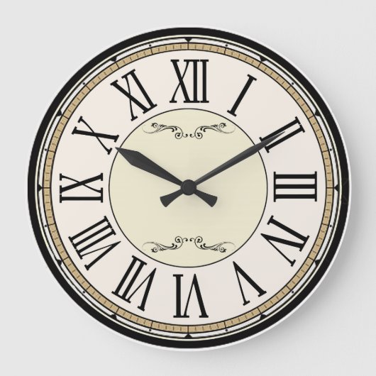 Viktorianische antike römische Zahlen Uhr (Vorderseite)