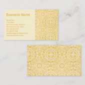 Viktorianische antike William Morris Blume Florenz Visitenkarte (Vorne/Hinten)