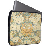 Viktorianische antike William Morris Leaf Pflanze Laptopschutzhülle (Vorne Rechts)