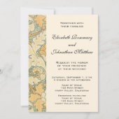 Viktorianische antike William Morris St. James Flo Einladung (Vorderseite)