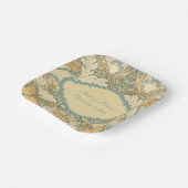 Viktorianische antike William Morris St. James Flo Pappteller (Gewinkelt)