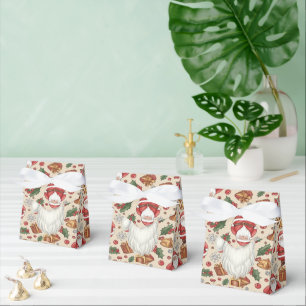 Viktorianische Aquarell-Weihnachtsmann-Weihnachtsk Geschenkschachtel