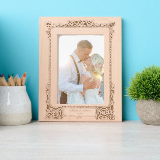 Viktorianische Ära 1894 Keltische Knots - Grenze Geätzte Rahmen