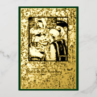 Viktorianische Ära 1898 Weihnachtskrippe im Jugend