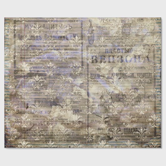 Viktorianische Ära Geschenkpapier (Flach)