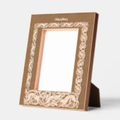 Viktorianische Ära - Hund und Foliage - Grenze Geätzte Rahmen (Links)