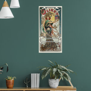 Viktorianische Ära Jugendstil Französische Kekse A Poster