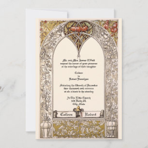 Viktorianische Ära Jugendstil Grapevine von Anton  Einladung