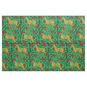 Viktorianische Ära Jugendstil Hirsch und Rose Stoff (Fat Quarter (45,7 x 55,9 cm))