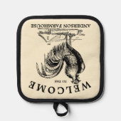 Viktorianische Ära Runder Bauernhof Zuhause Willko Topflappen (Vorderseite)