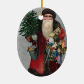 Viktorianische Ära Weihnachten Keramik Ornament (Vorne)